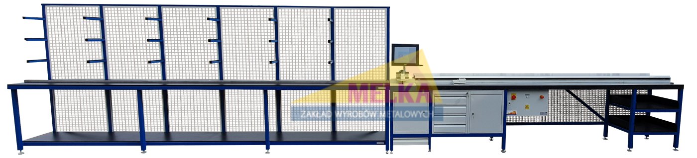 Piła do cięcia ramek dystansowych z automatycznym przymiarem elektronicznym