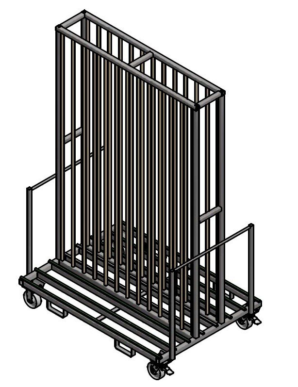 Wózek buforowy do ram okiennych (1200 mm)